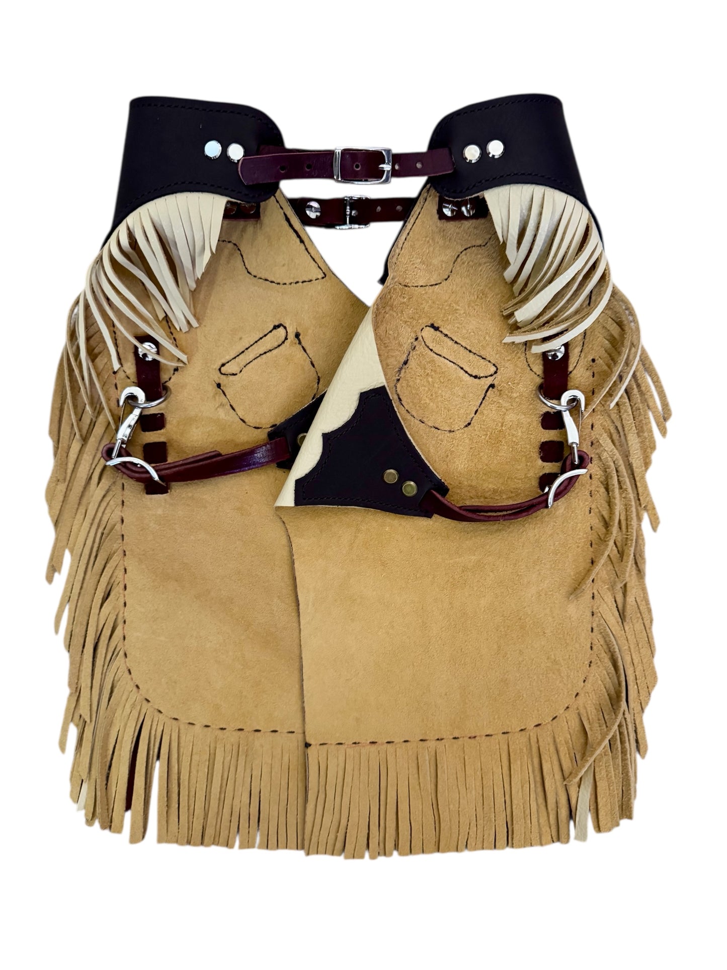 Toddler Chinks: Palomino and Chocolate Yoke: 1.5-3yr