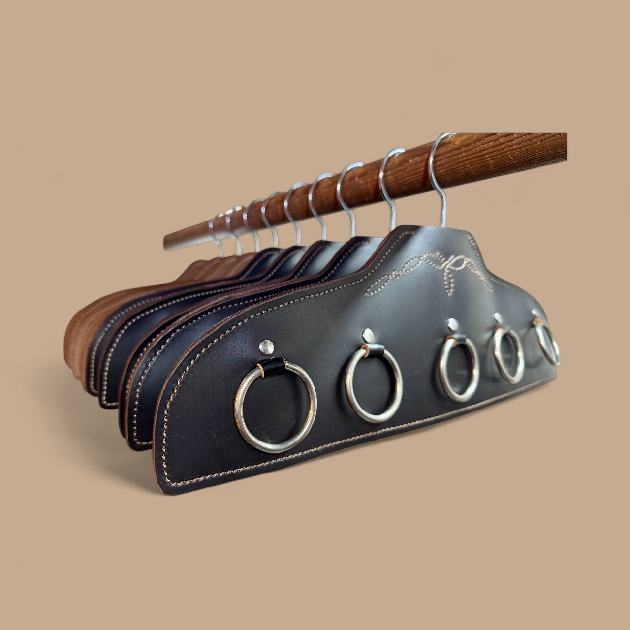 Genuine Leather Wild Rag/Scarf Holder/Hanger