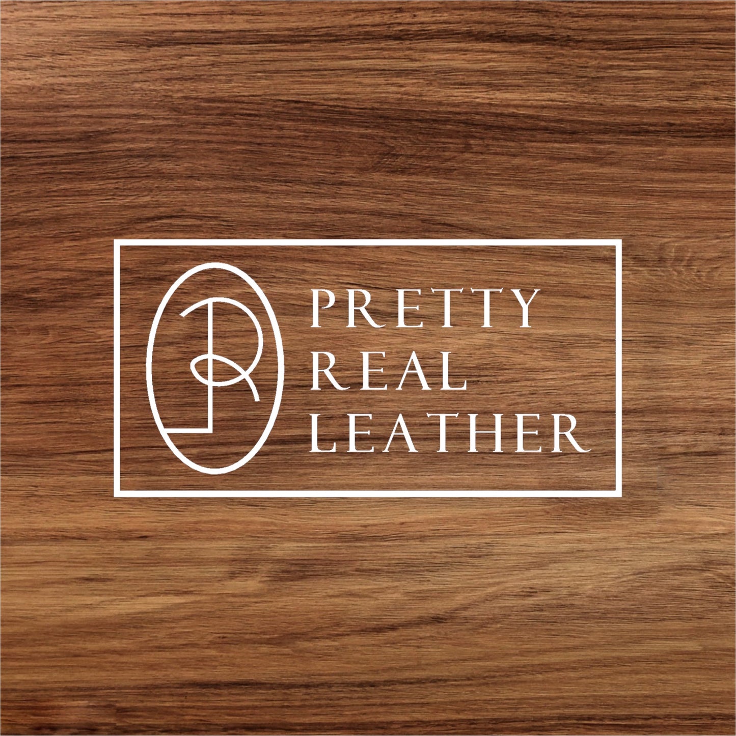 Pretty Real Leather Logo T-Shirt - Black