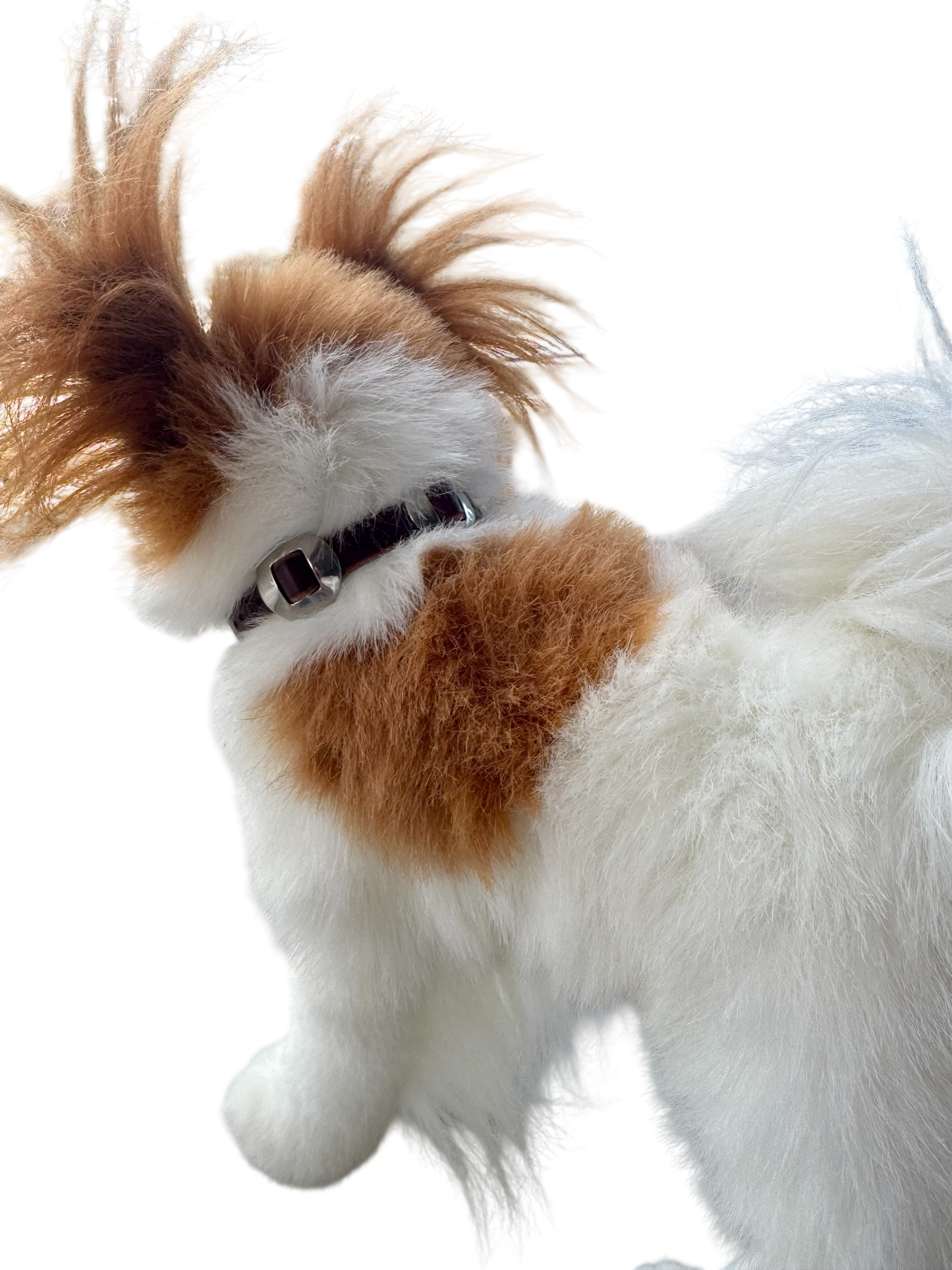 Dog Collar: 3 Double-Slot Concho