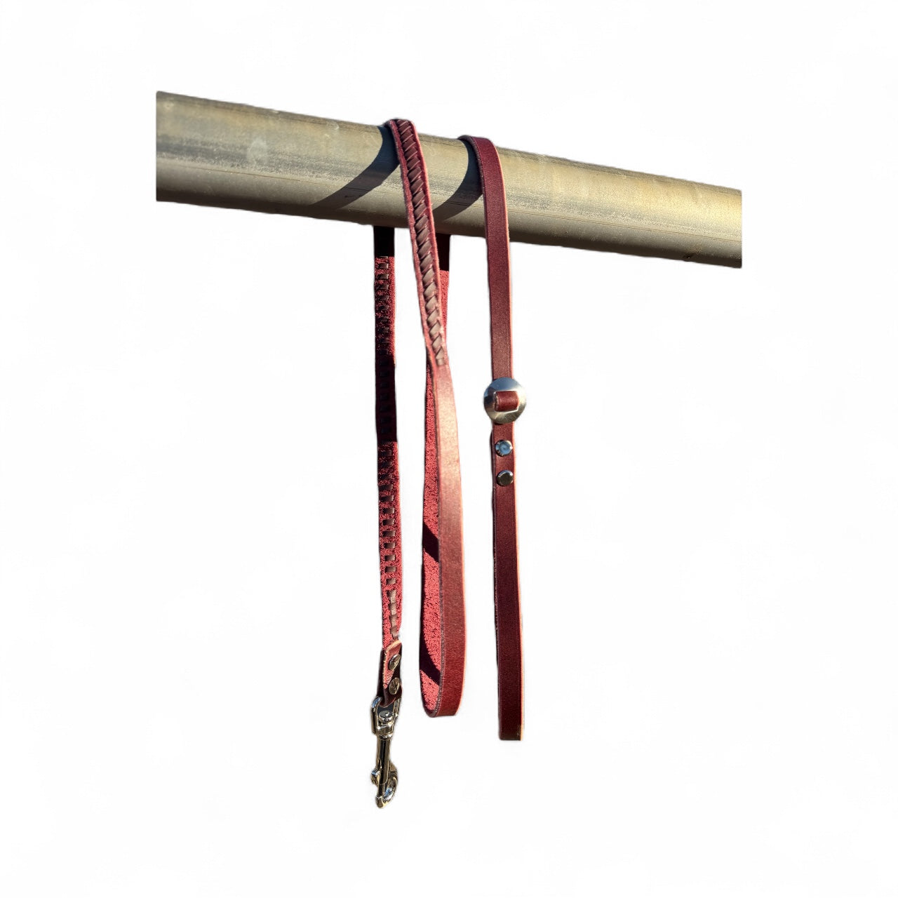 Burgundy Laced Dog Leash