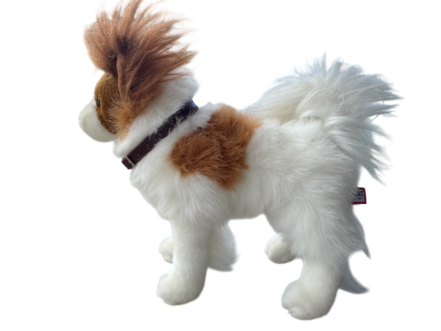 Dog Collar: Tan Variable Stitch