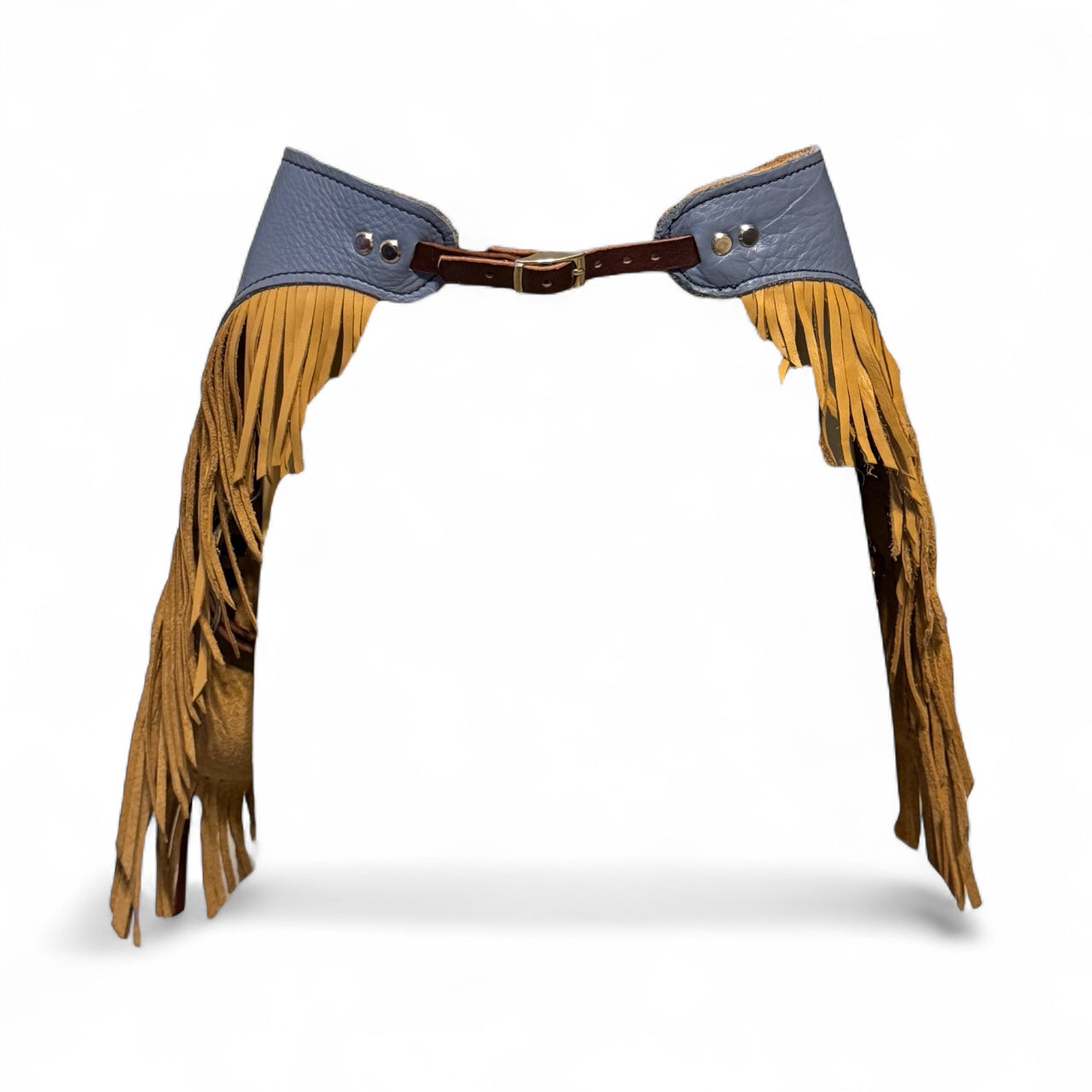 Toddler Chinks: Sun Tan and Blue Yoke: 1.5-3yr