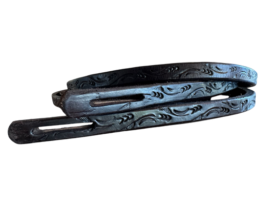 5/8” 8ft Split Rein- Slotted- Arrow Design- Full Length Tool- Chocolate Color- Weight on Bit