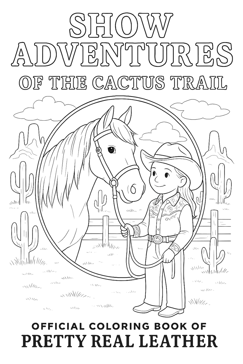 Coloring Book- Ranch Horse Show- Digital Copy