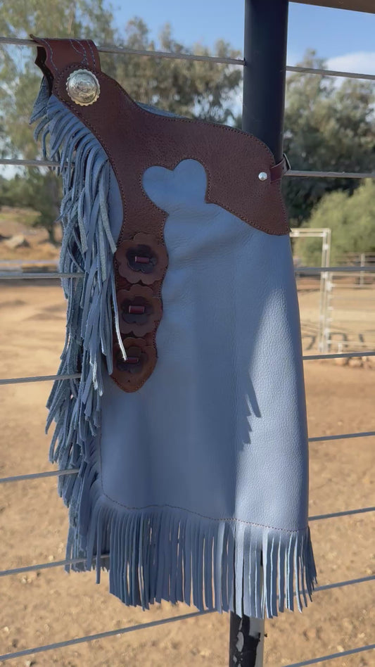 Youth Chinks: Blue: Heart: 4-6yrs