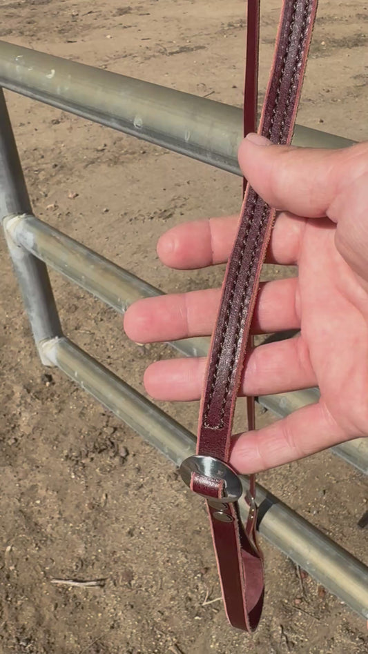 Olive Green Linear Stitch